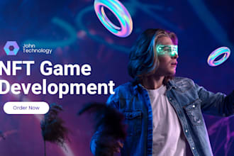 develop p2e blockchain game, nft game, crypto game, multiplayer unity web3 game