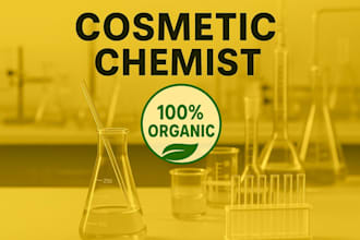 develop organic formulation of personal care cosmetics