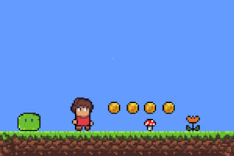 create custom pixel art for your plattformer game