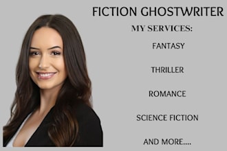 ghostwrite fiction story, novel, novel editing, rewriting
