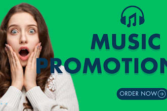 promote your music to all streaming platforms organically worldwide