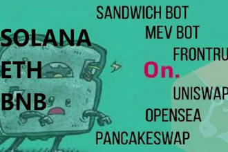 build pumpfun, mev, sandwich, sniper, volume, eth, flash and solana, bot