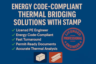 code compliant thermal envelope bridging analysis with engineer stamp