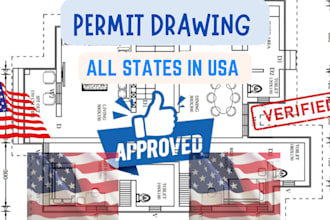 draw stamp architectural engineering drawing floor plan mep city permit approval