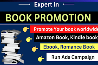 book promotion and ebook marketing using amazon KDP ads