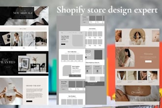 build or redesign a shopify store, dropshipping or clone