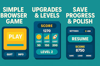 create a browser game for you
