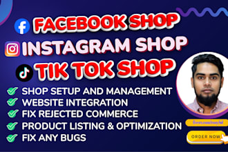 set up or fix product rejection in tiktok seller center shop and meta shop