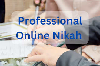 do a quick and seamless online nikah from the comfort of my home