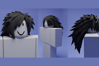 design custom roblox ugc model assets object for you game
