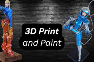 do expert 3d printing and painting for cosplay warhammer miniatures