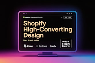 design a shopify dropshipping store with winning products