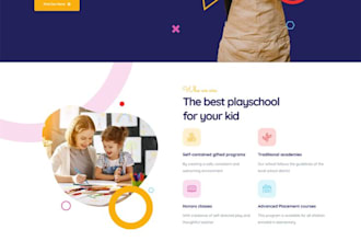 childcare preschool elearning website kindergarten with lms with learn press