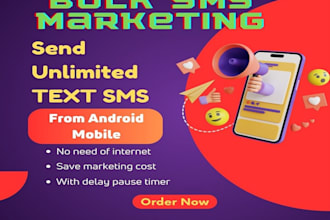 send bulk SMS marketing campaign bulk email via klaviyo