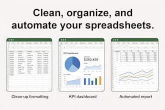 clean, organize, and automate your excel spreadsheets