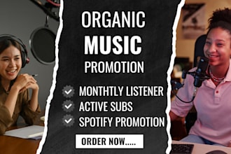 do organic USA targeted spotify music promotion