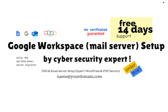 professionally setup google workspace with domain
