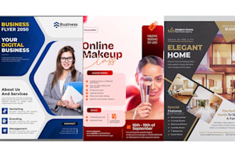 do creative flyer, brochure, poster, leaflet or catalog design for your business