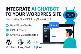 integrate ai chatbot to wordpress custom wordpress chatgpt langchain ghl chatbot