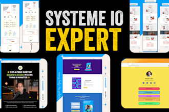 design systeme io landing pages, sales funnels, online course, email automation
