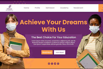 design website for your college, university, institutions, school