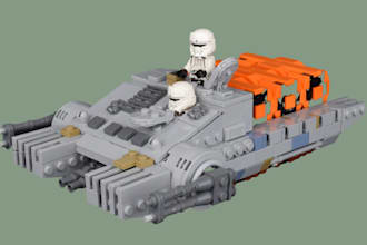 design lego moc with custom parts, instructions, and technic features
