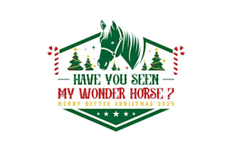 design unique wonder horse logo