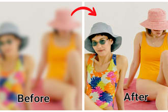 do professional photoshop, image editing, image upscaling
