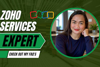 setup zoho crm, zoho sign, zoho forms, zoho books, zoho creator, zoho recruit