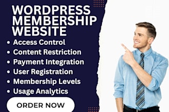 design wordpress member membership armember website subscription website