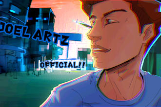 draw anime in spider verse art style for you and your oc