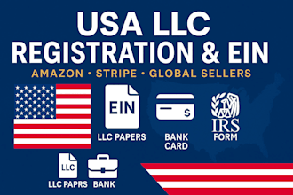 register US llc company, file US tax forms 1120, 5472 for non residents us llc