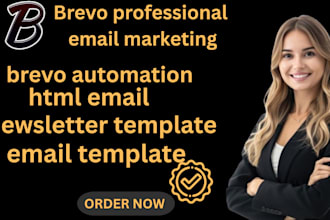 do brevo automation landing pages email template  newsletter campaign