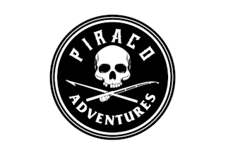 design fishing rod speargun skull middle company logo
