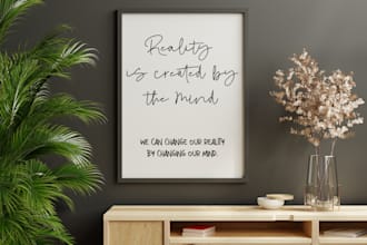 create printable wall art with motivational quotes