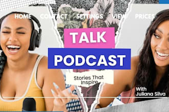design a custom squarespace website for your podcast brand