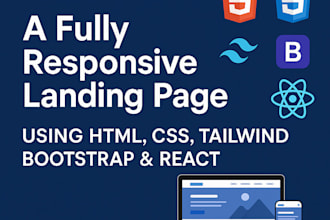 create a fully responsive landing page
