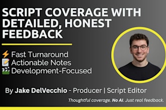 provide detailed script coverage for your screenplay