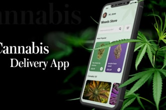 build a cannabis delivery app, marijuana app, hemp app, cannabis marketplace