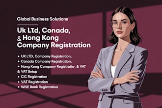 uk ltd, canada, hong kong company registration vat setup fast