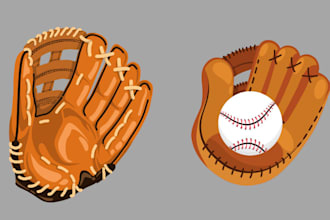 2d configurator 3d baseball, softball glove on zakeke, kickflip, teeinblue