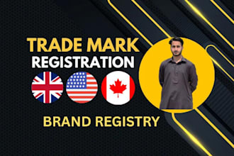 do trade mark registration in UK for amazon brand registry