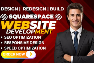design redesign build revamp or develop your squarespace website or store