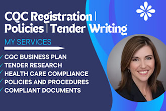 write UK tenders, complete your cqc application, and care policies and procedure