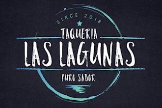 design modrern mexican food truck logo