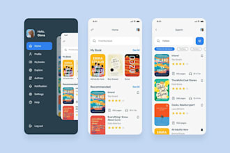 develop an advance ebook reader app, PDF reader app, audiobook app for android