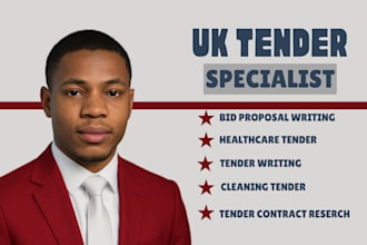 win healthcare and uk tender, bid writing proposal, cleaning tender