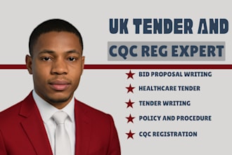 do full cqc registration win cleaning, healthcare, construction, UK bid tender