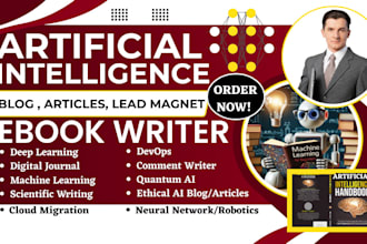 ghostwrite cloud migration, artificial intelligence ebook, devops ebook writer