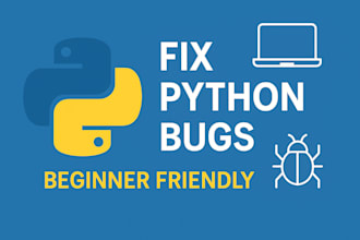 debug your python code or solve beginner coding problems